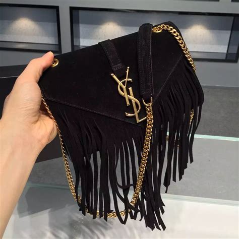 ysl heart fringe bag|Saint Laurent Handbags for Women .